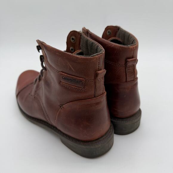 Caterpillar Men\'s Newfound Full Grain Leather Gorpcore Construction Boots 8.5